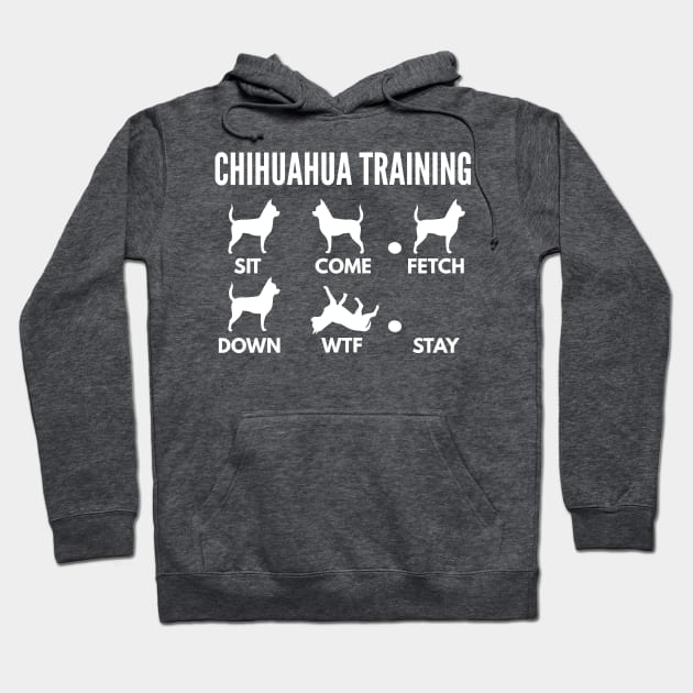 Chihuahua Training Chihuahua Dog Tricks Hoodie by DoggyStyles